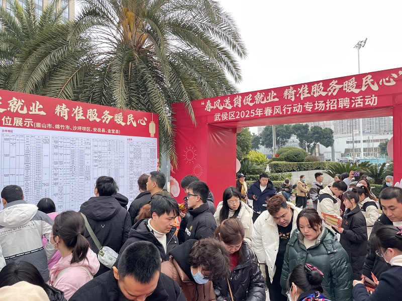“百米小巷”人潮涌動！瑞方人力助力2025年武侯區春風行動專場招聘會“開門紅” 第6張